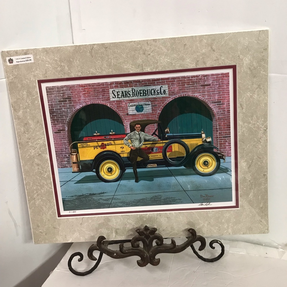 RARE Vintage Don Reber Signed, Limited, Giclee ,Matted , Sealed 17x14” # 5/400